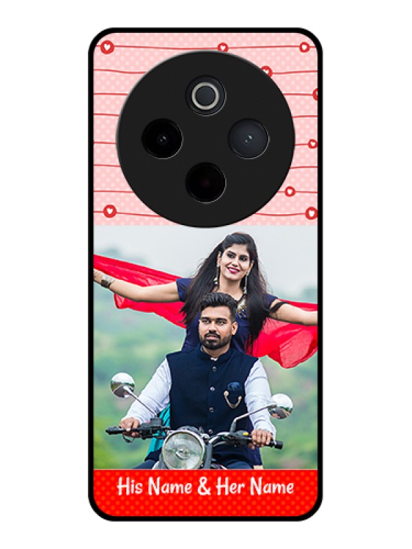 Custom iQOO Z10 5G Custom Metal Phone Case - Photo With Name Design