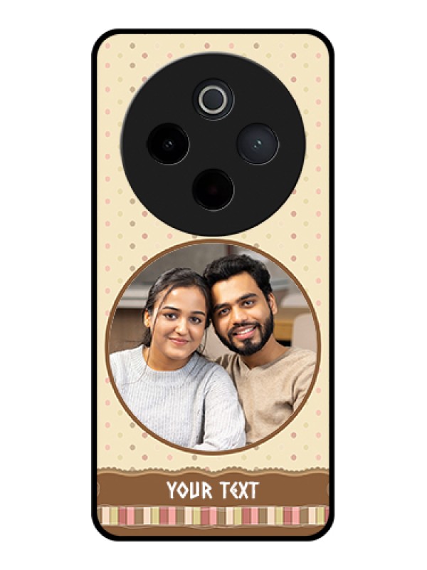 Custom iQOO Z10 5G Custom Metal Phone Case - Digital Abstract Overlap Design