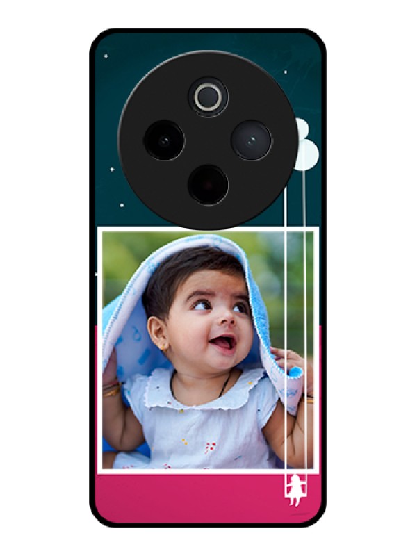 Custom iQOO Z10 5G Custom Metal Phone Case - Mandala Art With Custom Text Design