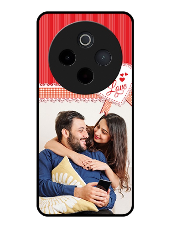 Custom iQOO Z10 5G Custom Metal Phone Case - Dual Tone Custom Text Design