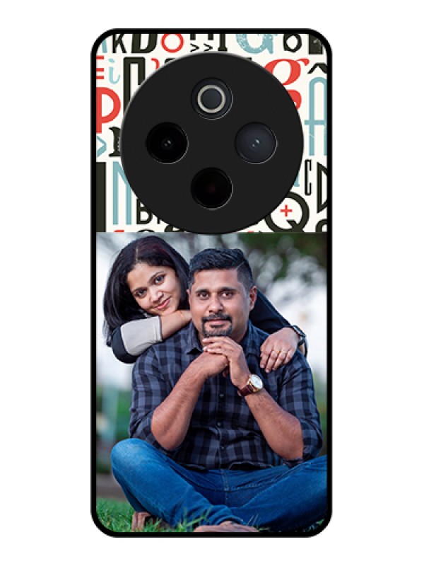 Custom iQOO Z10 5G Custom Metal Phone Case - Alphabet Design