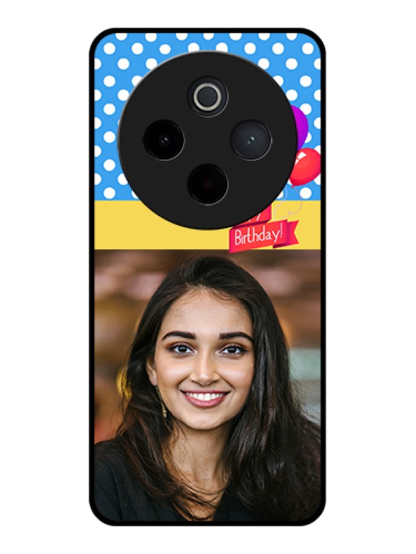 Custom iQOO Z10 5G Custom Metal Phone Case - Happy Birthday Design