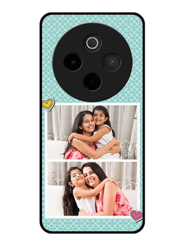 Custom iQOO Z10 5G Custom Metal Phone Case - 2 Image Holder With Pattern Design