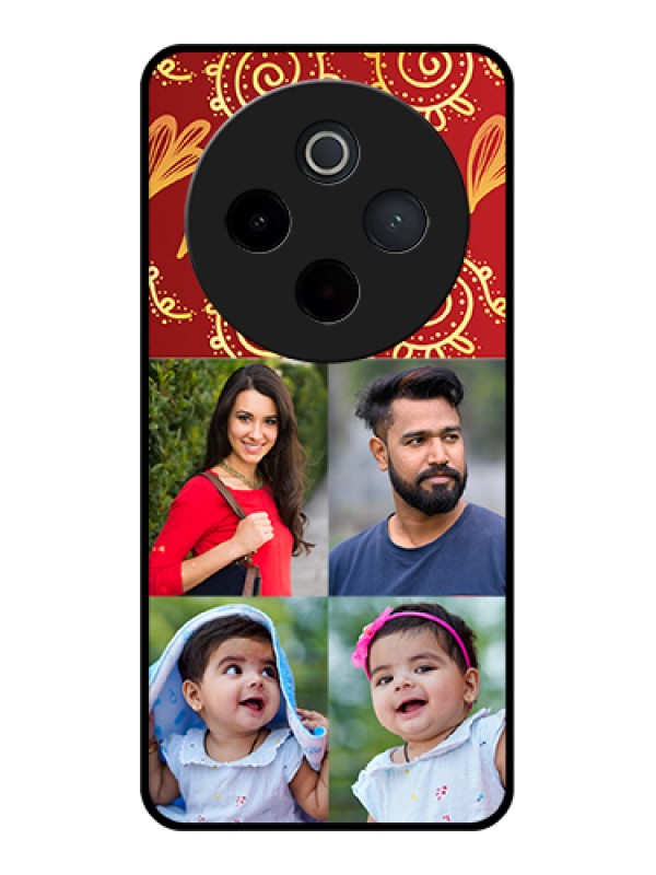 Custom iQOO Z10 5G Custom Metal Phone Case - 4 Image Traditional Design