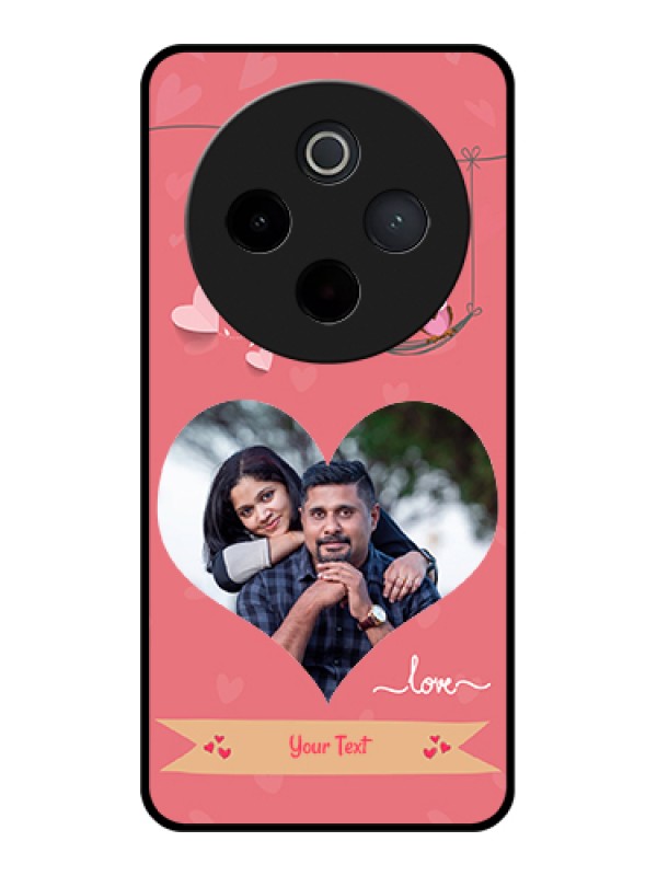 Custom iQOO Z10 5G Custom Metal Phone Case - Couple Pic Upload Design