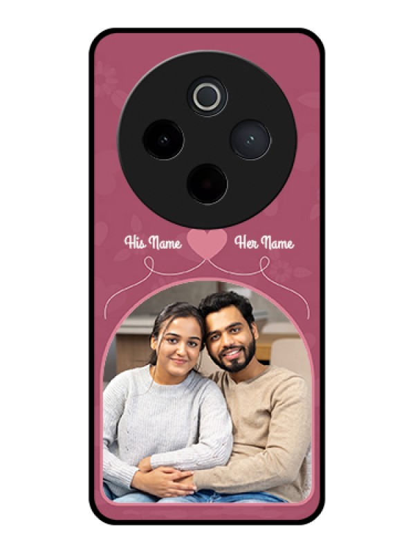 Custom iQOO Z10 5G Custom Metal Phone Case - Love Shapes Doodle Design