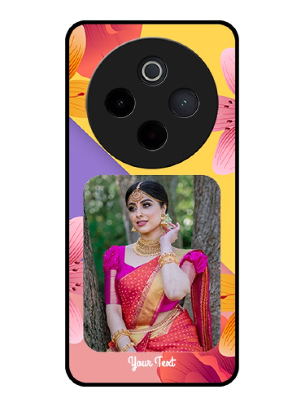 Custom iQOO Z10 5G Custom Metal Phone Case - Heart Shape Design