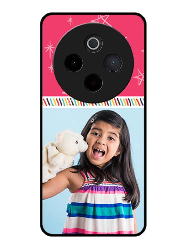 Custom iQOO Z10 5G Custom Metal Phone Case - Red Color Design