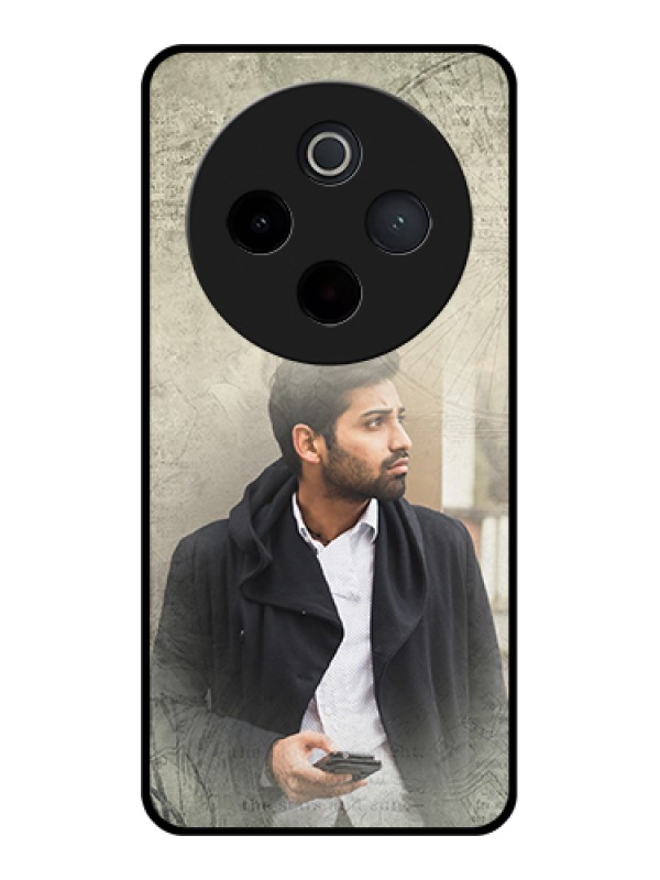 Custom iQOO Z10 5G Custom Metal Phone Case - Flower Design