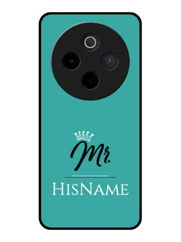 Custom iQOO Z10 5G Custom Metal Phone Case - Couples Heart Design