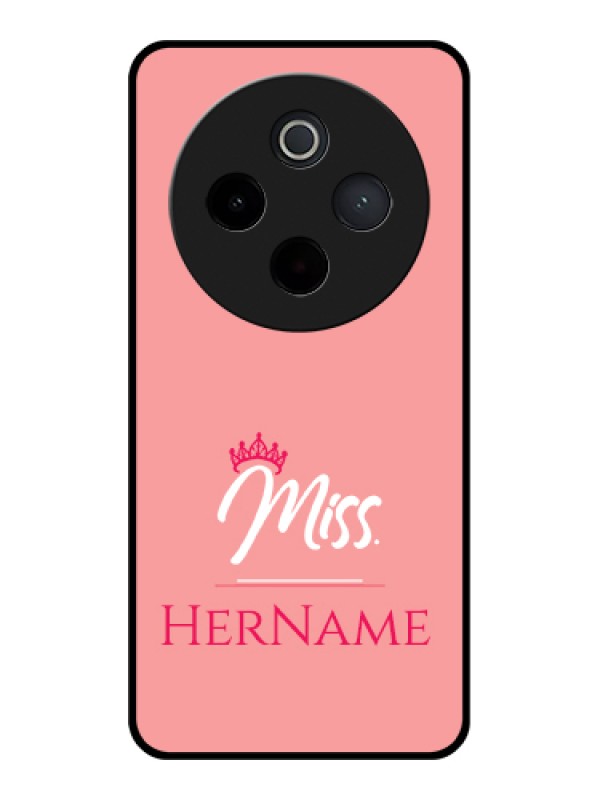 Custom iQOO Z10 5G Custom Metal Phone Case - Pink and Blue Heart Design