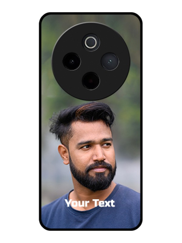 Custom iQOO Z10 5G Custom Metal Phone Case - Abstract Flower Design