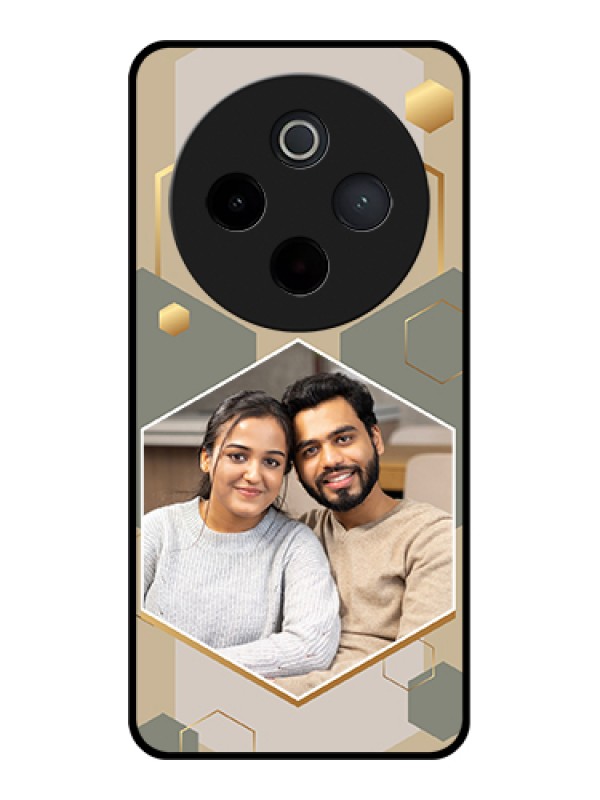 Custom iQOO Z10 5G Custom Metal Phone Case - Lovers Picture Design