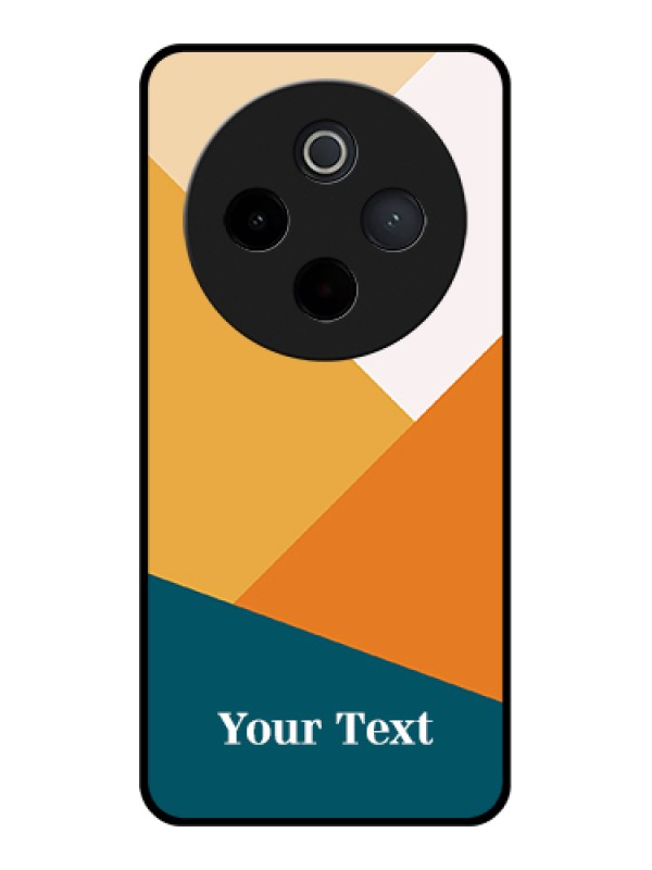 Custom iQOO Z10 5G Custom Metal Phone Case - Letters Pattern Design