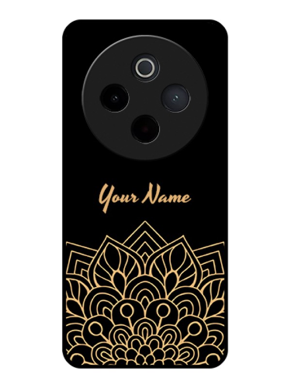 Custom iQOO Z10 5G Custom Metal Phone Case - With Birthday Line Art Design