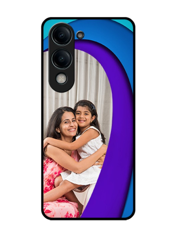 Custom iQOO Z10 Lite Custom Metal Phone Case - Simple Pattern Design