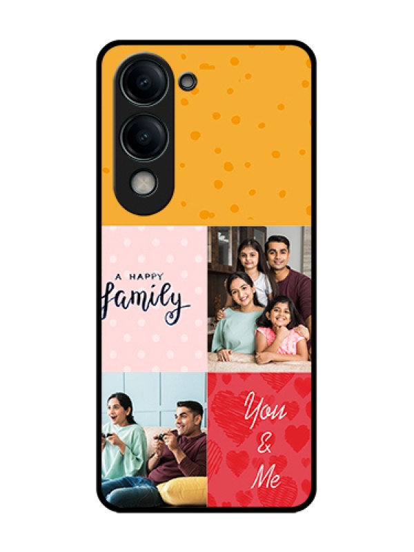 Custom iQOO Z10 Lite Custom Metal Phone Case - Images With Quotes Design