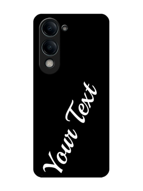 Custom iQOO Z10 Lite Custom Metal Phone Case - With Your Name Design