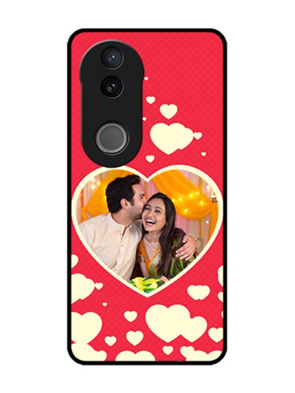 Custom iQOO Z10R Custom Metal Phone Case - Love Symbols Phone Cover Design