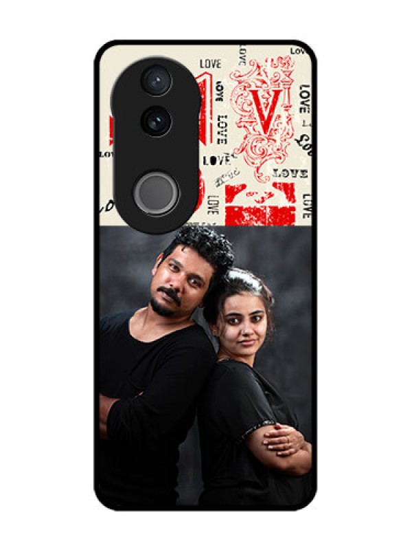 Custom iQOO Z10R Custom Metal Phone Case - Trendy Love Design Case