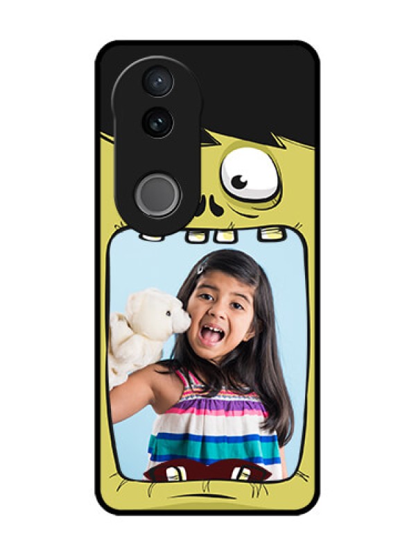 Custom iQOO Z10R Custom Metal Phone Case - Cartoon Monster Back Case Design