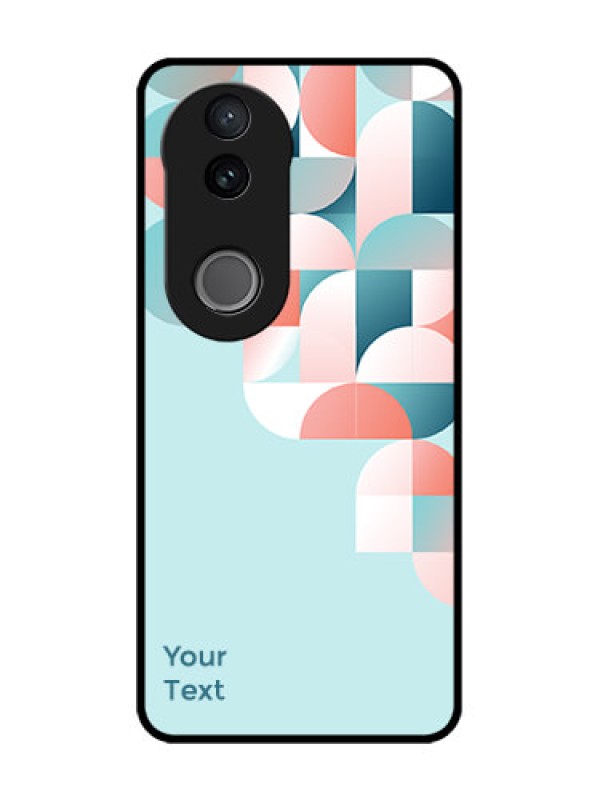 Custom iQOO Z10R Custom Metal Phone Case - Stylish Semi - Circle Pattern Design