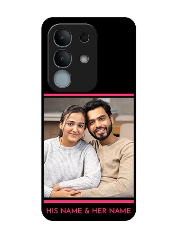 Custom iQOO Z10x 5G Custom Metal Phone Case - With Add Text Design