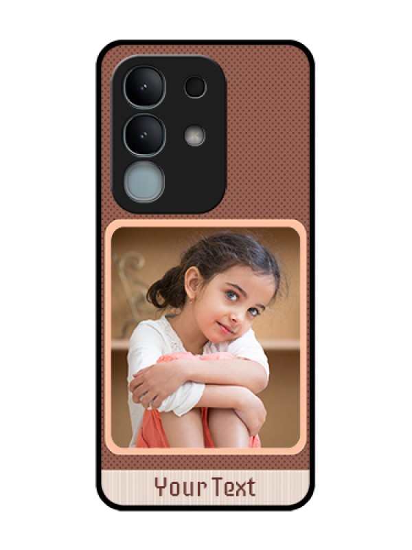 Custom iQOO Z10x 5G Custom Metal Phone Case - Simple Pic Upload Design