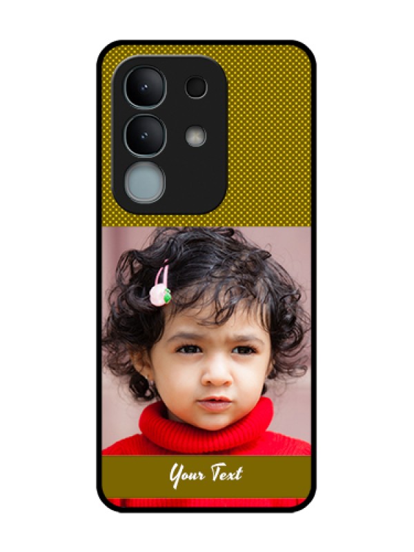 Custom iQOO Z10x 5G Custom Metal Phone Case - Simple Green Color Design