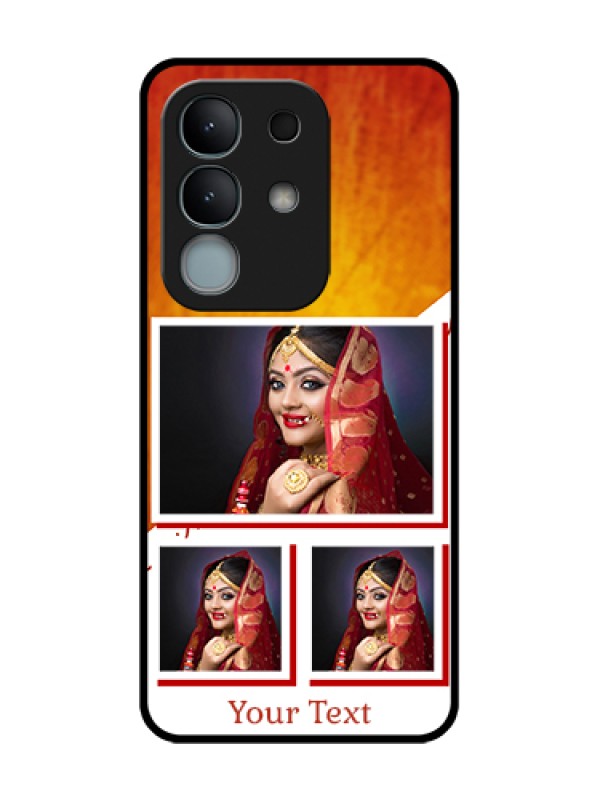 Custom iQOO Z10x 5G Custom Metal Phone Case - Wedding Memories Design