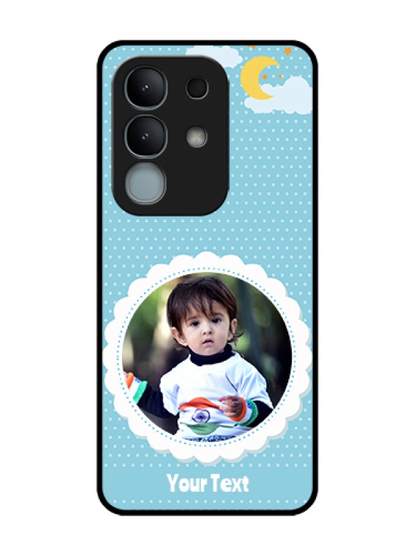 Custom iQOO Z10x 5G Custom Metal Phone Case - Violet Pattern Design