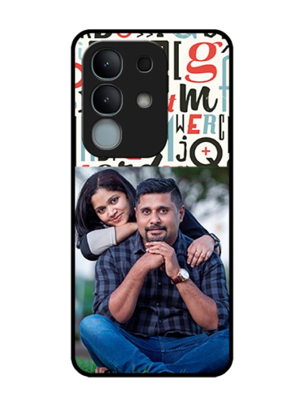 Custom iQOO Z10x 5G Custom Metal Phone Case - Alphabet Design