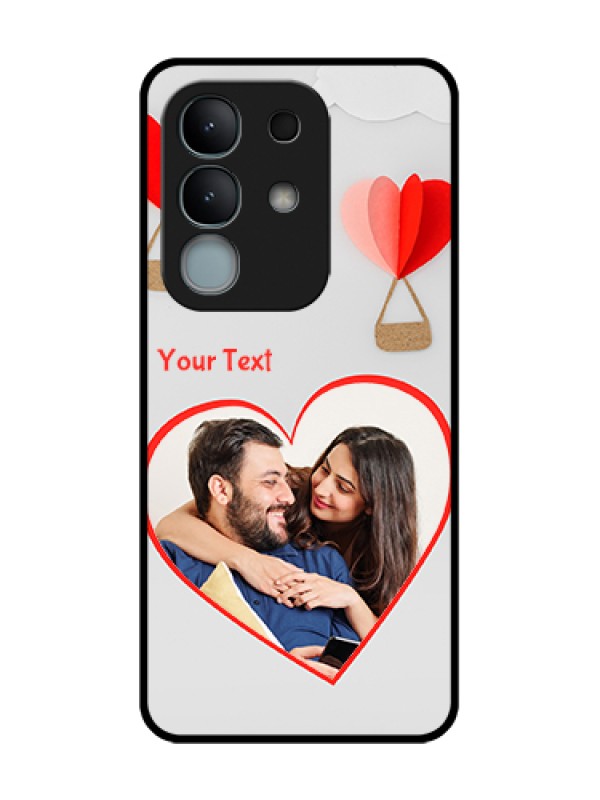 Custom iQOO Z10x 5G Custom Metal Phone Case - Parachute Love Design