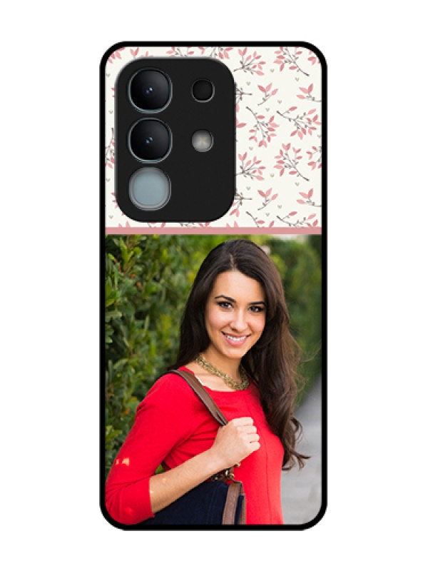 Custom iQOO Z10x 5G Custom Metal Phone Case - Stunning Floral Design