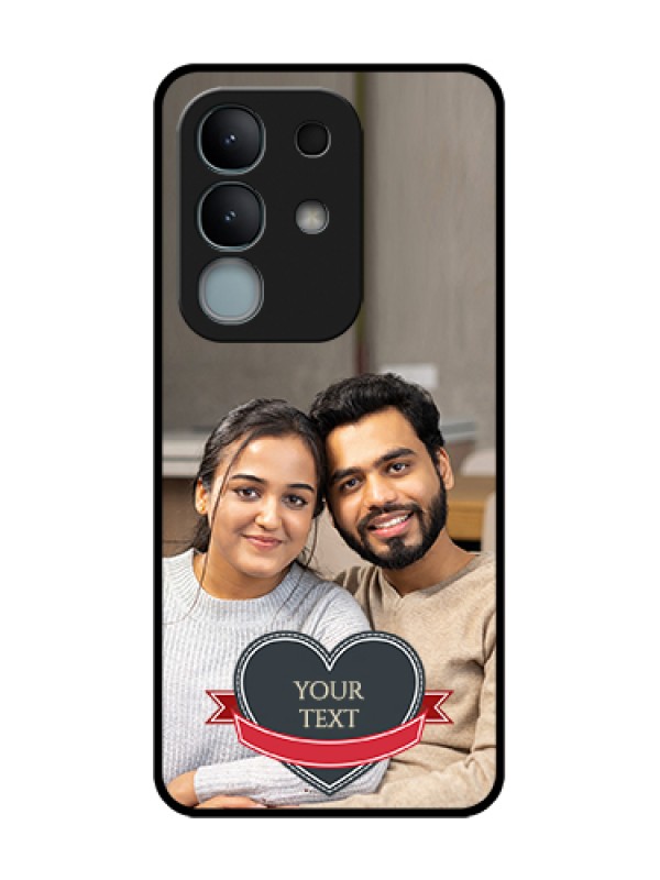 Custom iQOO Z10x 5G Custom Metal Phone Case - Just Married Couple Design