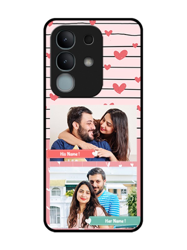Custom iQOO Z10x 5G Custom Metal Phone Case - Photo With Heart Design