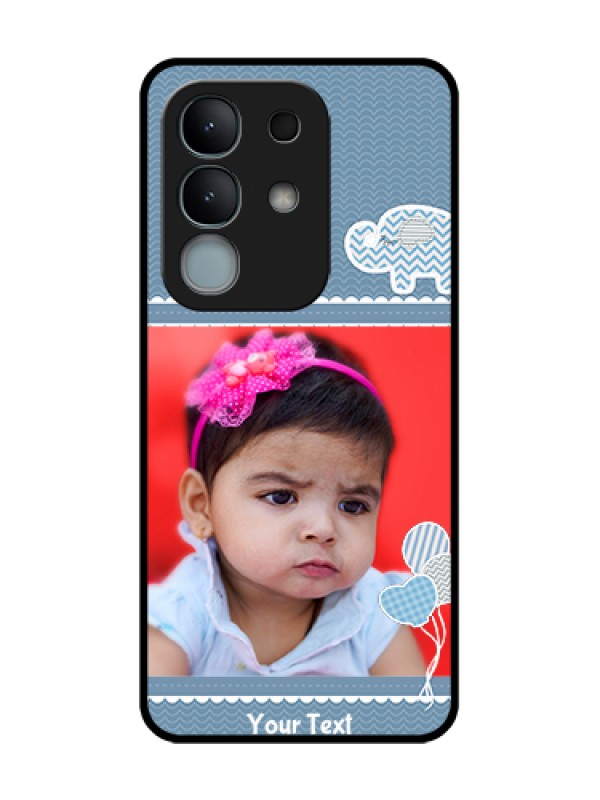Custom iQOO Z10x 5G Custom Metal Phone Case - With Kids Pattern Design