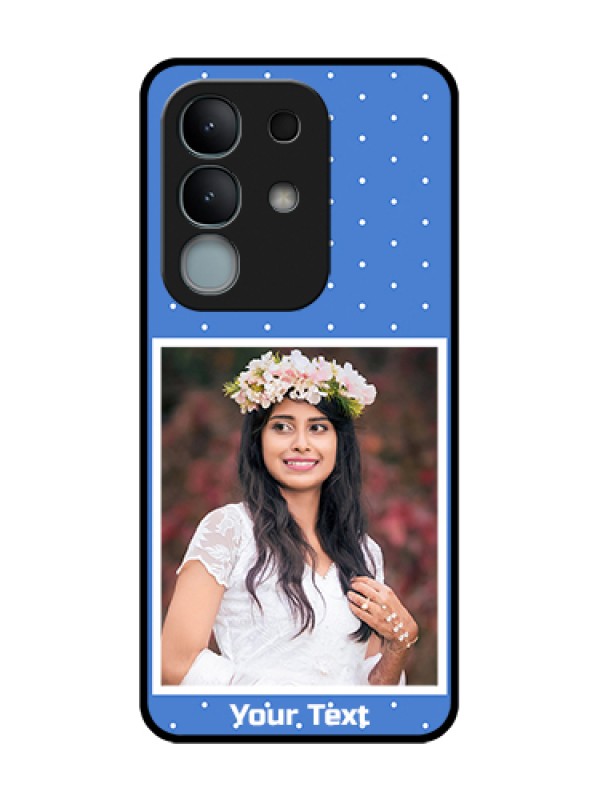 Custom iQOO Z10x 5G Custom Metal Phone Case - Polka Dots Design