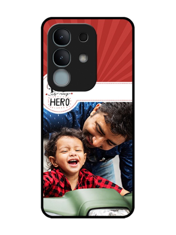 Custom iQOO Z10x 5G Custom Metal Phone Case - My Dad Hero Design