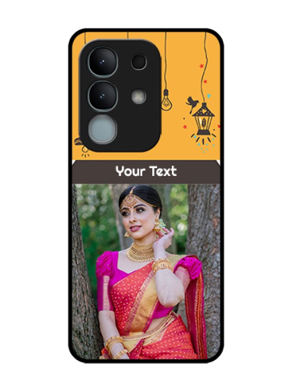 Custom iQOO Z10x 5G Custom Metal Phone Case - With Family Picture And Icons