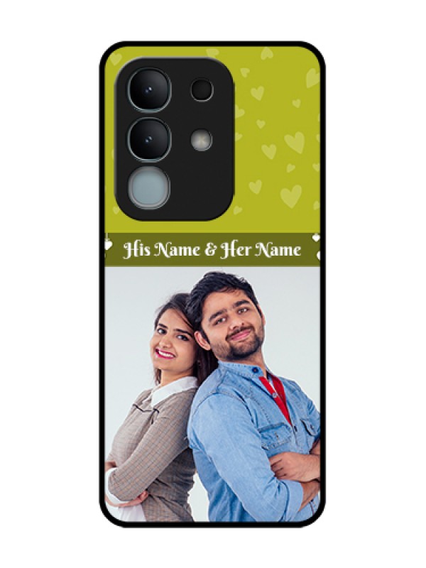 Custom iQOO Z10x 5G Custom Metal Phone Case - You & Me Heart Design