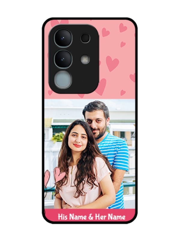 Custom iQOO Z10x 5G Custom Metal Phone Case - Love Design Peach Color