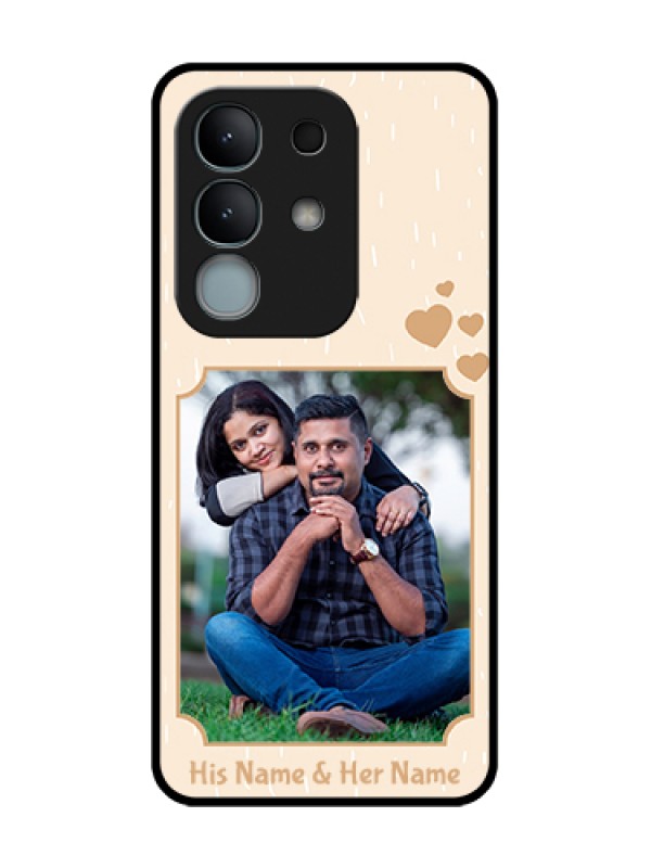 Custom iQOO Z10x 5G Custom Metal Phone Case - With Confetti Love Design
