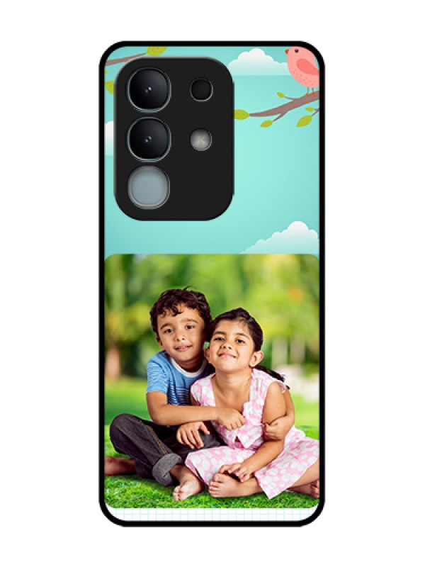 Custom iQOO Z10x 5G Custom Metal Phone Case - Doodle Love Design