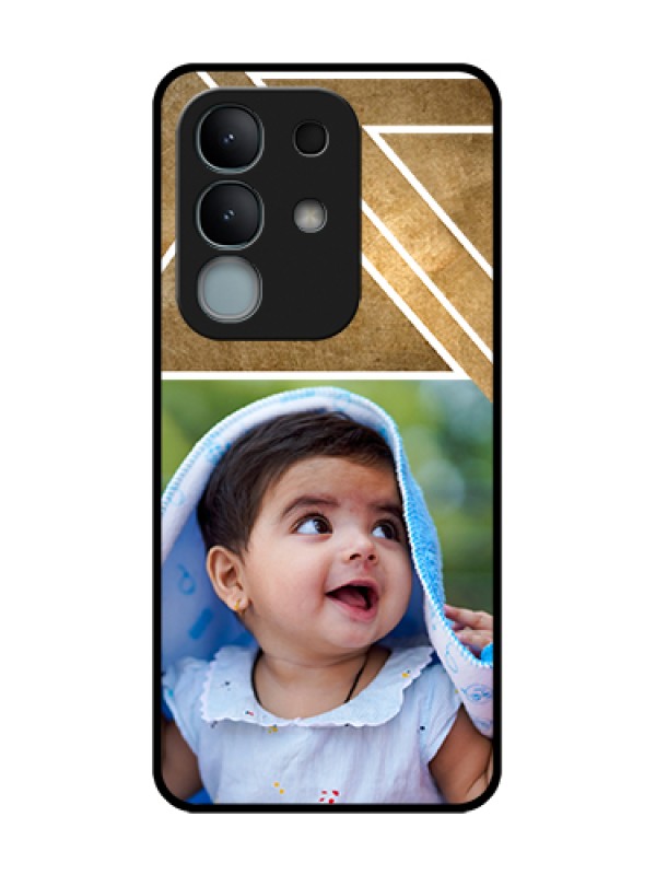 Custom iQOO Z10x 5G Custom Metal Phone Case - Gradient Abstract Texture Design