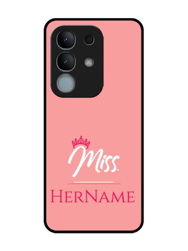 Custom iQOO Z10x 5G Custom Metal Phone Case - Mrs With Name Design