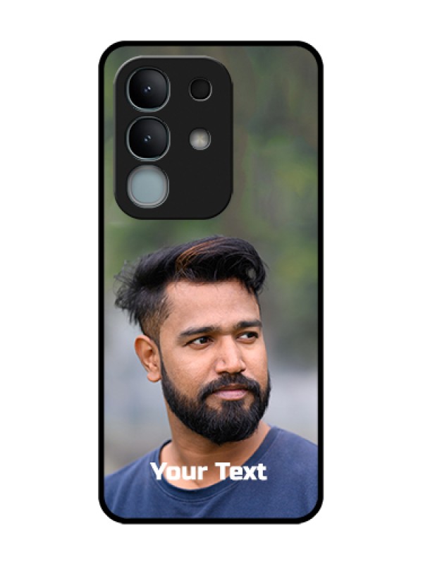 Custom iQOO Z10x 5G Custom Metal Phone Case - Photo With Text Design