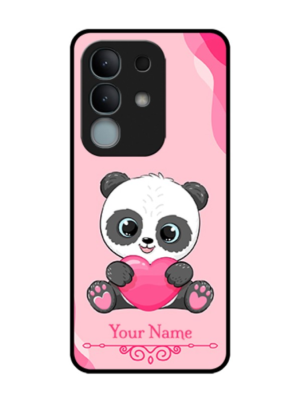 Custom iQOO Z10x 5G Custom Metal Phone Case - Cute Panda Design
