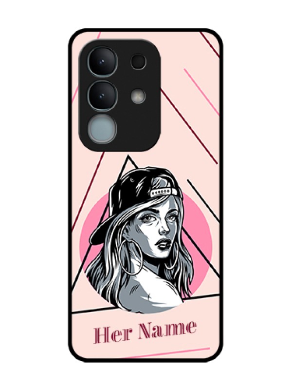 Custom iQOO Z10x 5G Custom Metal Phone Case - Rockstar Girl Design