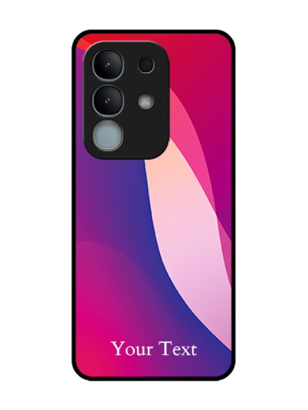 Custom iQOO Z10x 5G Custom Metal Phone Case - Digital Abstract Overlap Design